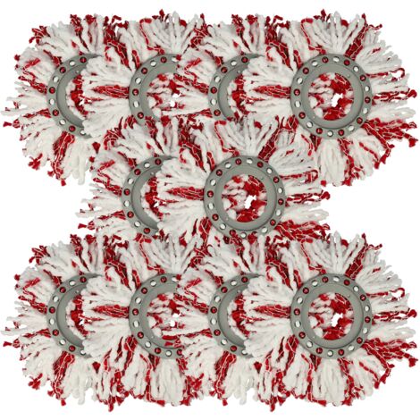vhbw 2x panni sostituisce iClebo YCR025 per robot lavapavimenti - panno microfibra 2,5 x 9,5 x 1 cm