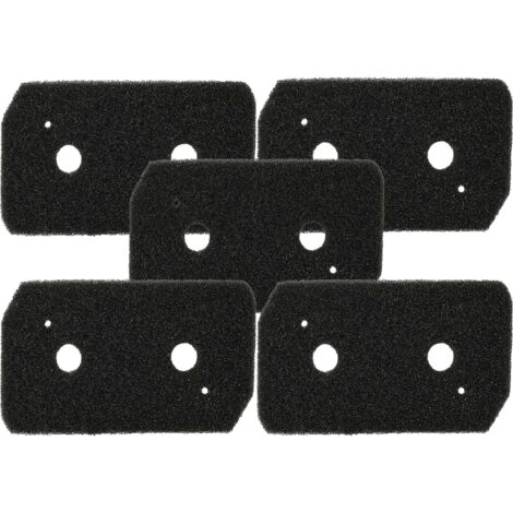 vhbw 5x filtro in spugna compatibile con Siemens iSensoric WT43H080/03, WT43H000NL/04, WT43H080