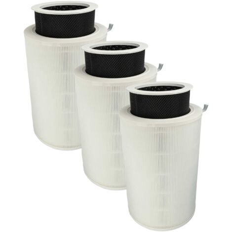 Vhbw 4x Filtro Aria Compatibile Con DeLonghi AC 150, AC 100 Purificatore Daria Filtro Combinato Hepa Carbone Attivo 86844807 - Foto 8