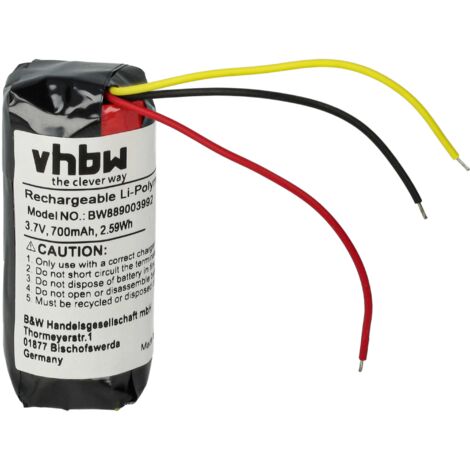 Vhbw Batteria 350mAh 3.7V Li-Poly Per Bose AHB571935PCT-01, Per Cuffie Wireless E Auricolari