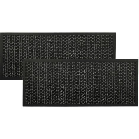 vhbw filtro a carboni attivi compatibile con Elica 208355405326, 208355406819, 208355405324, 208355405325 cappe aspiranti - 21,3 x 20,7 x 4,1 cm
