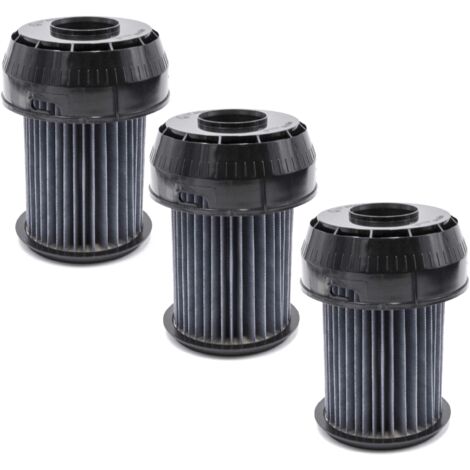 vhbw 3x filtro a pieghe piatte compatibile con Bosch BGS 6225 AU/01 ...