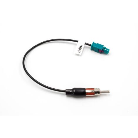 Vhbw Adattatore Per Autoradio Fakra (femmina) A DIN (maschio) 150 Ohm – Compatibile Con Audi Dal 2002