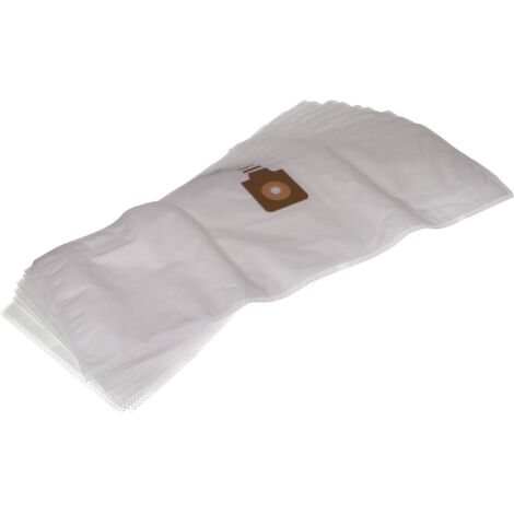 Vhbw 10 Sacchetti Per Aspirapolvere Compatibili Con Nilfisk GDP 2000 | Carta Resistente, 42x22 Cm, Marrone - 4