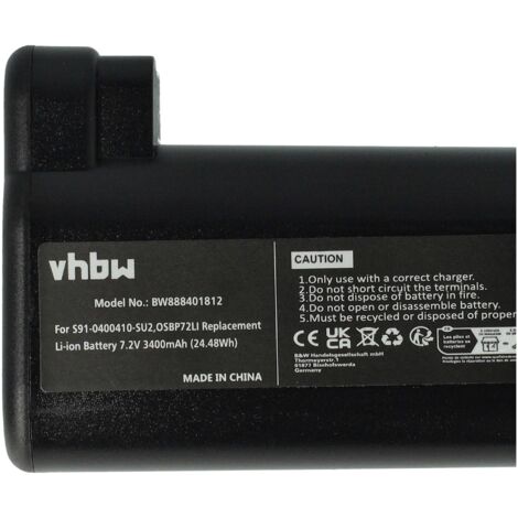 vhbw 2x batteria compatibile con Electrolux Pure i9, PI91, i9.2 home