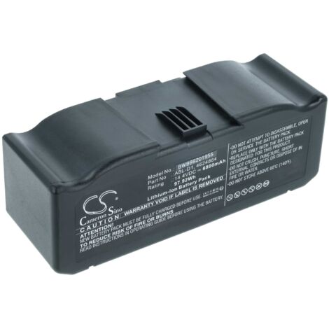 vhbw batteria compatibile con iRobot Roomba i7556, i7550, i755640, i715840, i755020, i7558 home cleaner nero (6800mAh, 14,4V, Li-Ion) (1/5)