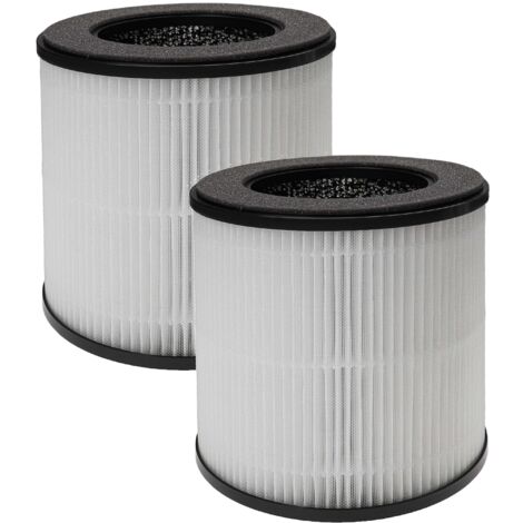 vhbw 2x filtro aria compatibile con SUPALAK B-D02M purificatore d'aria - filtro combinato prefiltro + HEPA + carbone attivo (1/5)