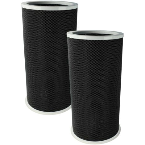 vhbw 2x filtro ai carboni attivi compatibile con Xiaomi SCG4011TW (+ RFID), SCG4021GL purificatore d'aria - Filtro dell'aria grigio / nero (1/5)