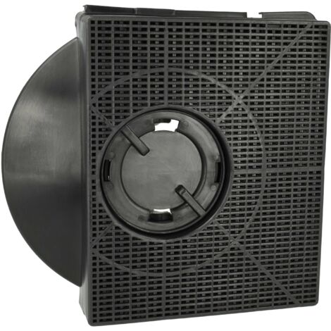vhbw 4x Activated Carbon Filter compatible with Whirlpool AKR 400 AV, AKR 400 IX, AKR 4009 IX, AKR 400 AL Extractor Hood - 28 x 13.3/9.5 x 2.6 cm