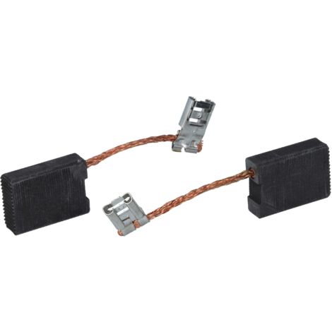 vhbw 2x spazzola carbone 5 x 10 x 17mm sostituisce Fein 30711160000 per smerigliatrice