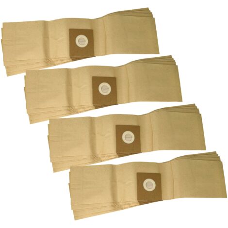 Vhbw 5 Sacchetti Per Aspirapolvere In Carta Compatibili Con Bosch EasyVac 3 - 18,1x15,2cm - Mantengono La Potenza Di Aspirazione - 6