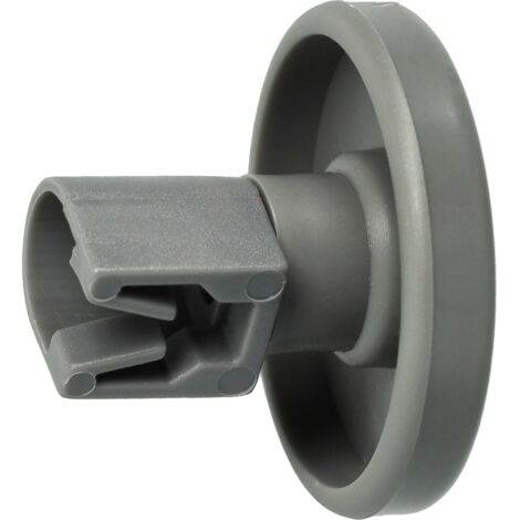 2 Ruote Grandi Per Cestello Lavastoviglie IKEA E Zanussi – 40 Mm, Grigie, Ricambio Originale