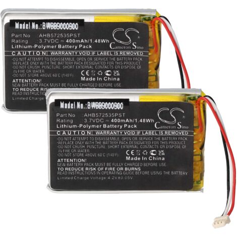 vhbw batteria sostituisce Garmin 361-00019-16, 361-00019-40 per navigatore GPS (1250mAh, 3,7V