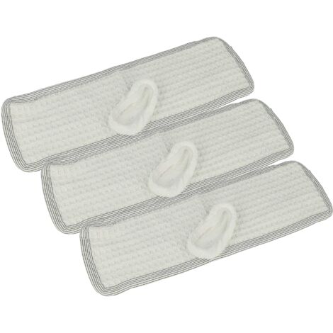 Vhbw 4 Panni In Microfibra Per Pulitrice A Vapore - Compatibili Con Dirt Devil Royal Steam & Swing M350, Lavabili 34x20 Cm