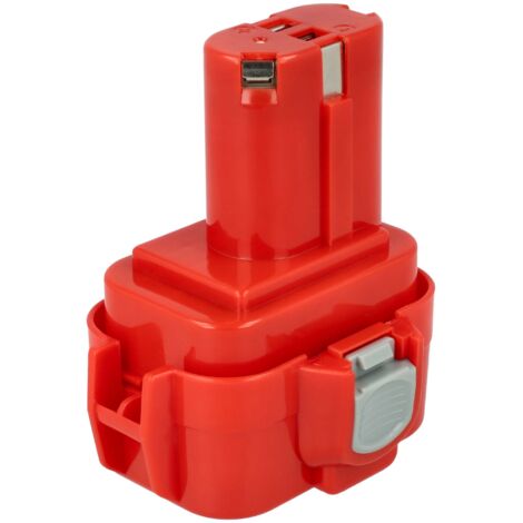 EXTENSILO batteria compatibile con Makita 6909D, 6908DWDE, 6909DWA, 6909DW, 6908DWA, 6908DA, 6908DWAE utensile elettrico (3300 mAh, NiMH, 9,6 V) (1/5)
