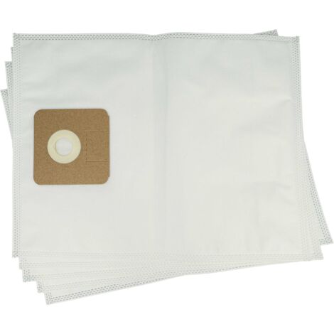 vhbw 5x sacchetto compatibile con Columbus E11 EVO, ST 7, T 7, ST 11, RS 27 aspirapolvere - microfibra, 39cm x 30cm Bianco (1/5)