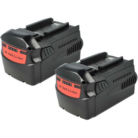 EXTENSILO 2x batteria compatibile con Hilti TE6-A36, TE 6A, TE6A, TE 6-A36 AVR, TE 500-A36, CPC 36V utensile elettrico (7000 mAh, Li-Ion, 36 V) (1/5)