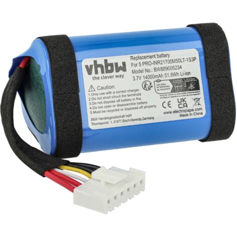 vhbw 5x batteria compatibile con Plantronics Calisto P620, P620-M, 620M