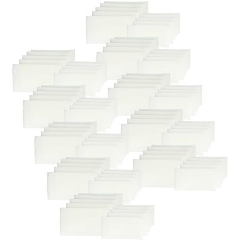 Vhbw 50x Filtro Dell'aria Compatibile Con Lunos Silvento Ventola Dispositivo Di Ventilazione Nero 86508996