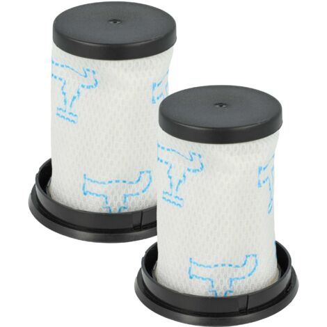 vhbw 2x filtro di separazione compatibile con Rowenta Air Force Flex RH9590 aspirapolvere - Filtro di ricambio, lavabile blu / nero / bianco