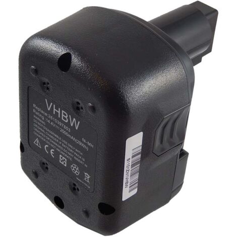 vhbw batteria sostituisce Skil 2610397853 per utensile elettrico (2000 mAh, NiMH, 14,4 V)