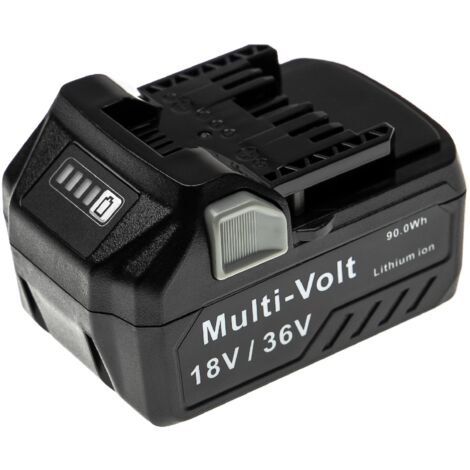 vhbw Batteria compatibile con HiKOKI CB18DBL(H4Z), CB18DBL(SP1Z), CD3605DA attrezzi da lavoro (5000 / 2500 mAh, Li-Ion, 18 / 36 V) (1/3)