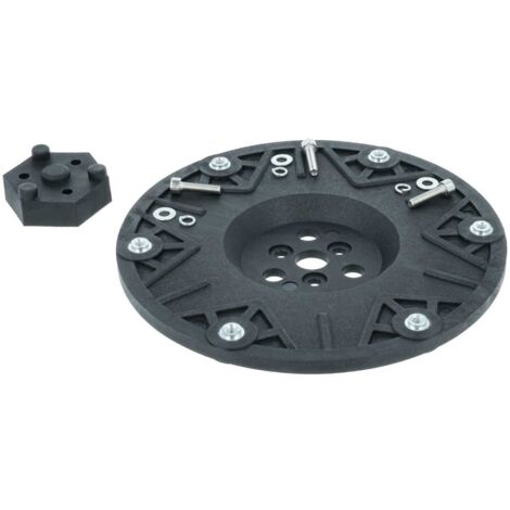 vhbw Disco porta-lama compatibile con Kress Nano KR100, KR 101E tosaerba - nero