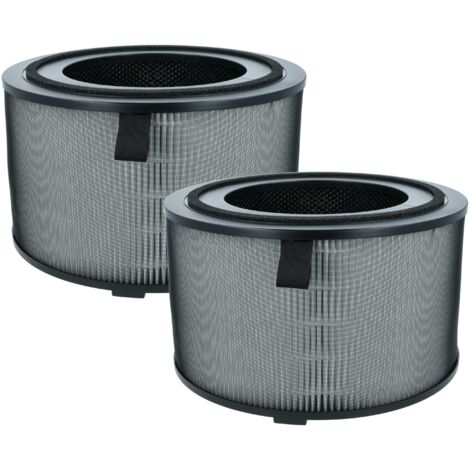 Vhbw 2x Filtri Aria Compatibili Con Medion MD 10444, 10378 – Combinato Prefiltro+HEPA+Carbone Attivo
