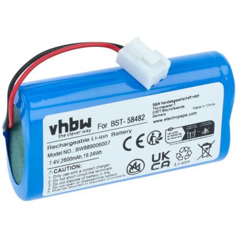 vhbw batteria compatibile con Ultenic D5s home cleaner (2900mAh, 14,8V, Li- Ion
