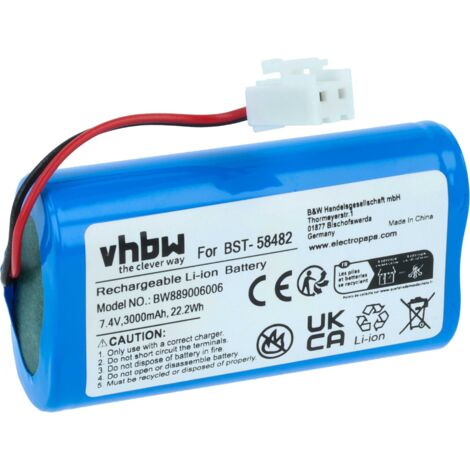 Batteria Al Litio 7,4V 2600mAh Compatibile Elca LI-TE – Ricambio Di Alta Qualità Per Telecomandi Gru