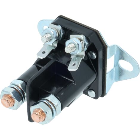 vhbw Relè di avviamento per motore sostituisce Bolens 1753539, 1752137 per trattorini rasaerba, tagliaerba e quad, 12 V, 4 poli (1/5)