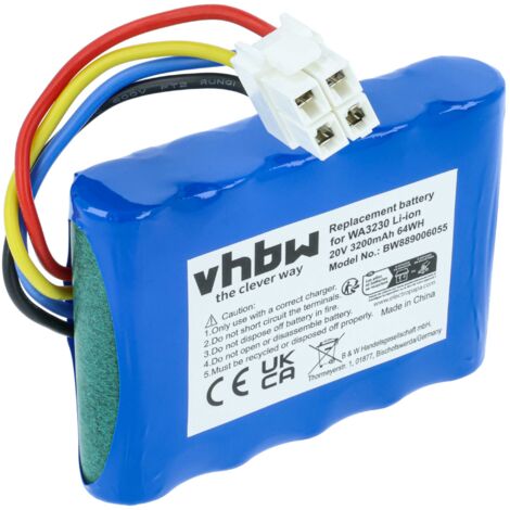Battery Replacement for Zaco 501928 for - 2600mAh, 14.4V, Li-Ion 888201293