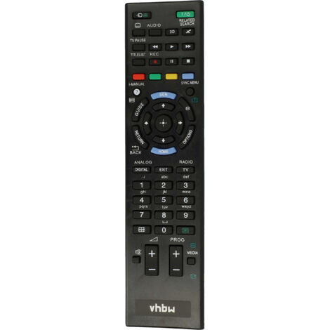 vhbw telecomando compatibile con Sony KDL-40X3500, KDL-40X3000, KDL-42W650A, KDL-42W651A, KDL-40X4500 TV, televisione - Telecomando di ricambio (1/5)