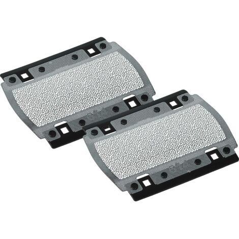 vhbw 2x lametta compatibile con Braun 370, 350, 375, Pocketgo Twist E-Razor, 5614, 5615, P10, 355 rasoio, nero / argento (1/5)