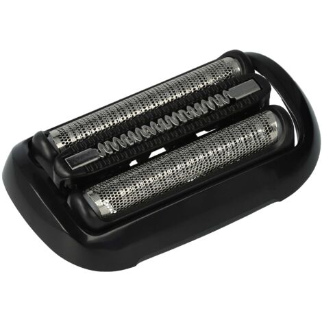 vhbw testina rasoio (1x lamina, 1x lama tagliente) compatibile con Braun 50-W4200cs, 50-W4650cs, 60, 6010, 6011 rasoio, nero / argento (1/5)