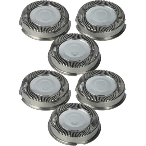 vhbw 6x testina di ricambio compatibile con Philips HQ448, HQ46, HQ4445, HQ4607, HQ4608, HQ460, HQ4601, HQ4609, HQ4610 rasoio elettrico (1/5)