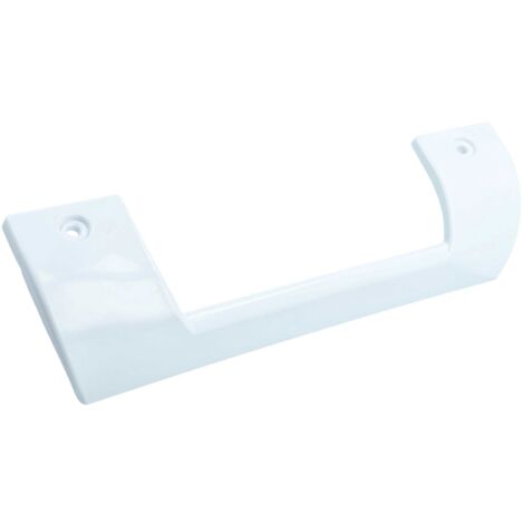 REMLE - Maniglia per Frigorifero, Acciaio Inossidabile, Bianco, 8 x 24 cm