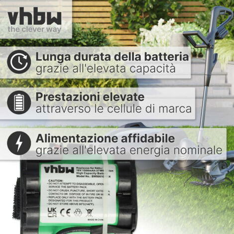 Batteria Li-Ion 18V 1500mAh Per Husqvarna Automower 105, 305, 308 - Ricambio Compatibile - Foto 2