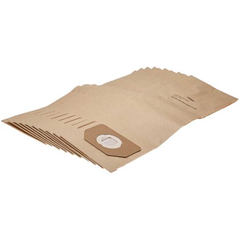 Vhbw – 10 Sacchetti Per Aspirapolvere In Carta, Compatibili Con Mondilec DH 155 R E Fakir 2181805, Misure 31,5x18 Cm