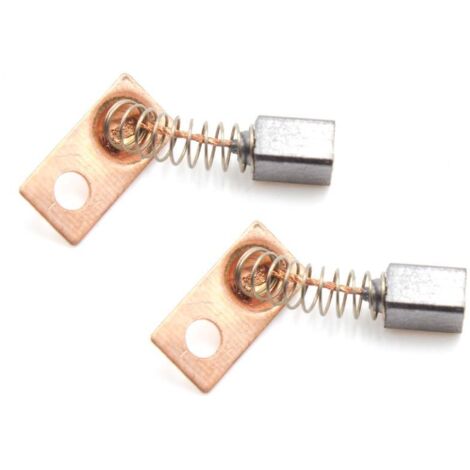 vhbw 2x spazzola carbone 3 x 3 x 4,5mm compatibile con Saeshin Strong 107, 105L, 105, 102 lucidatrice