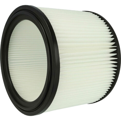 Vhbw Filtro Rotondo Per Aspirapolvere Nilfisk Aero 26-21 PC, 26-2L PC, 31-21 Inox PC - Ricambio Compatibile 107402338 - Altezza 140 Mm, Diametro 186 Mm
