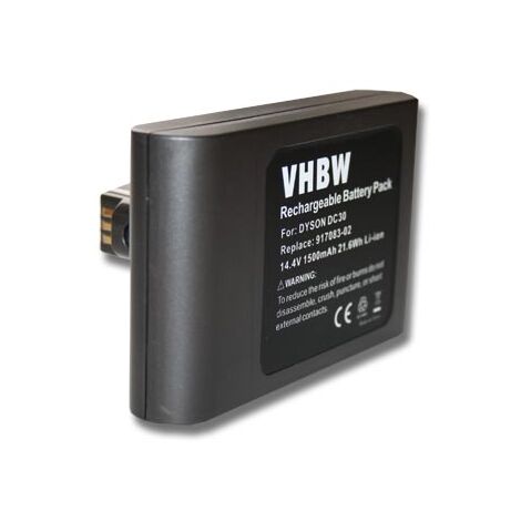 vhbw Li-Ion Batteria 3Ah (14.4V) compatibile con iRobot Roomba 620, 625,  630, 650 aspirapolvere sostituisce 11702, GD-Roomba-500, VAC-500NMH-33