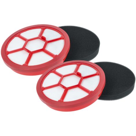 Vhbw Doppio Filtro Salvamotore Compatibile Con Dirt Devil Infinity Excell M 5059-4/5/6 – Sostituisce 5050001, Lavabile