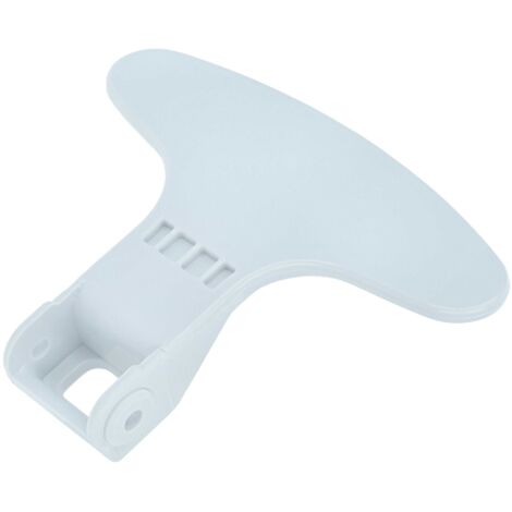 Vhbw Maniglia Per Porta/sportello Compatibile Con Hoover Hns4085 30 Hns4105 Hns5065 Hns6105 16s Hnwf7137 80 Lavatrice Plastica Bianco 3150397474