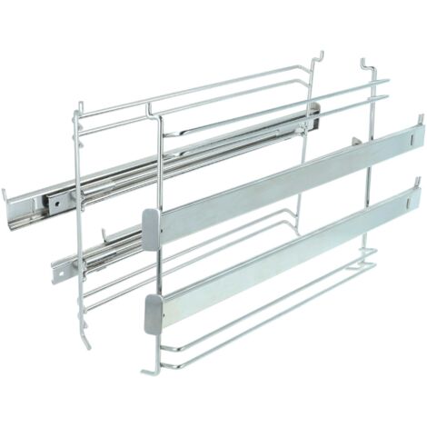 Kit Guide Laterale Destra E Sinistra Per Supporto Ripiano Forno 72 Litri - Ricambio Compatibile Con Smeg (verifica Modello) - 4
