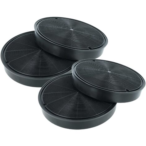 Vhbw 4x Filtro A Carboni Attivi Sostituisce Miele DKF 12-1, 6228731 Per Cappe Aspiranti 95078715