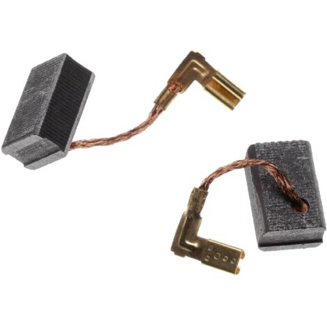 vhbw 2x spazzola in carbone 6 x 9 x 13,5mm compatibile con Makita GA4534, GA4530, GA4034, JS1000, GA5034, GA5030 utensile elettrico (1/2)