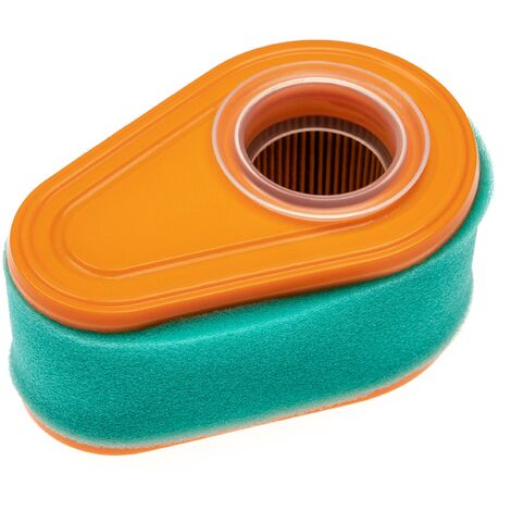 vhbw 1x filtro in spugna, 1x filtro di carta compatibile con Briggs & Stratton 114P02-0129-F1 motore per trattore, tagliaerba (1/3)