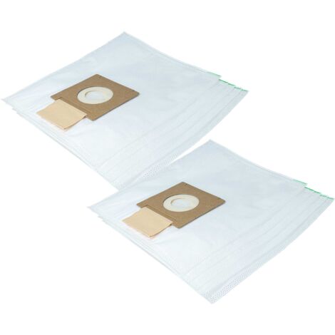 Vhbw 10 Sacchetti Per Aspirapolvere In Microfibra - Compatibili Con Thomas Boxer - Sostituiscono Thomas 201, 787101 - Dimensioni 22,2x61,8 Cm, Colore Bianco - 2