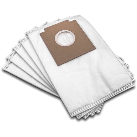 vhbw 10x sacchetto compatibile con Dirt Devil M 7003-2 Ultra Marine, M 7003-3 Chubby Berry, M7003 aspirapolvere - microfibra, 15,5cm x 24.6cm Bianco (1/2)
